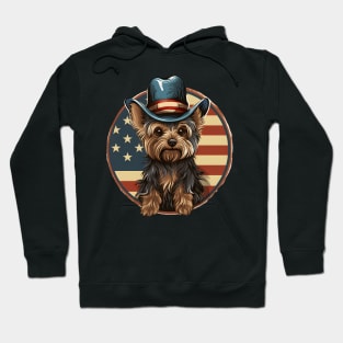 Yorkshire Terrier 4th of July Hoodie